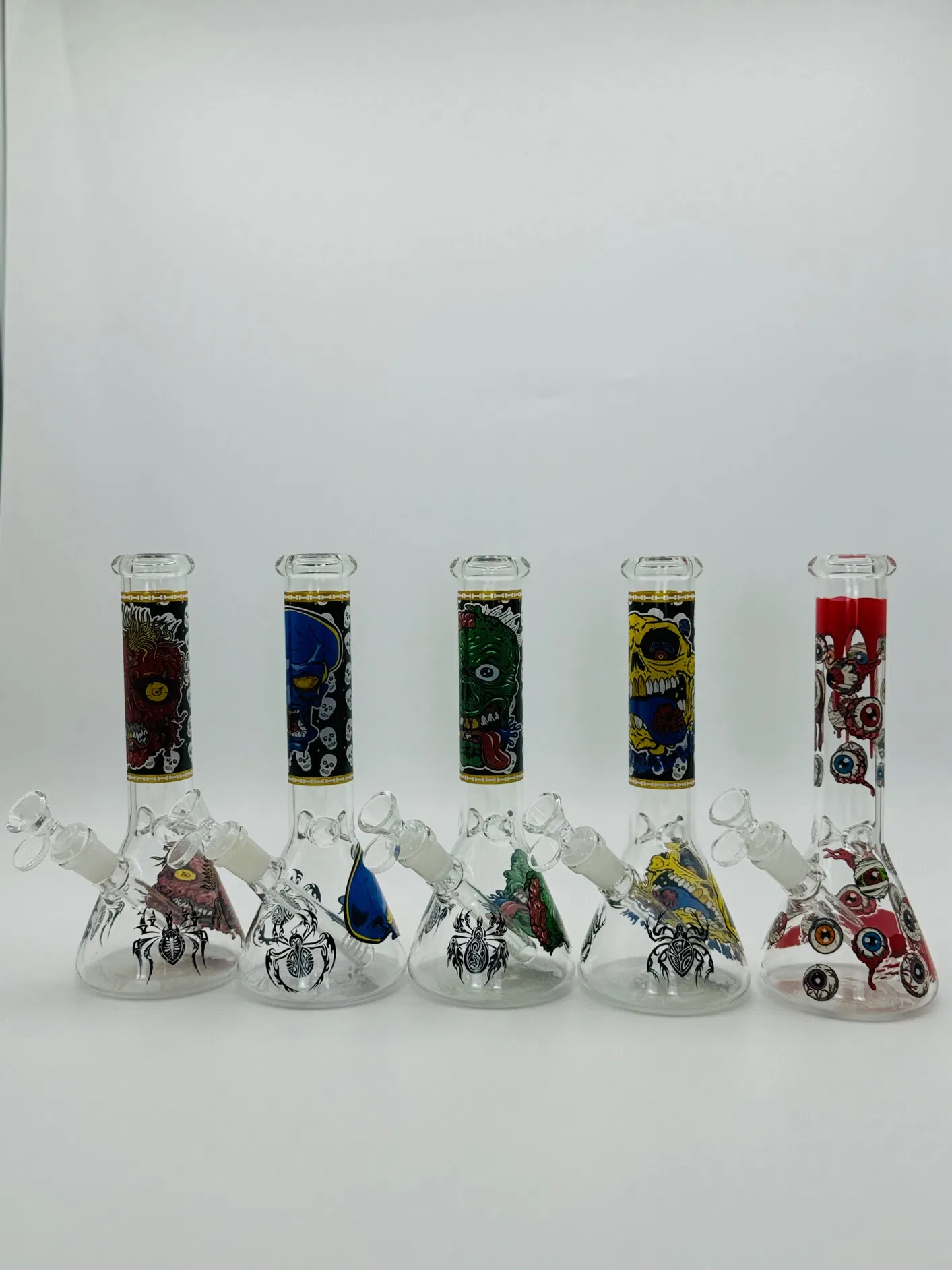 Newauto Glow Glass Water Pipe Smooth Hits Model Gwp-025