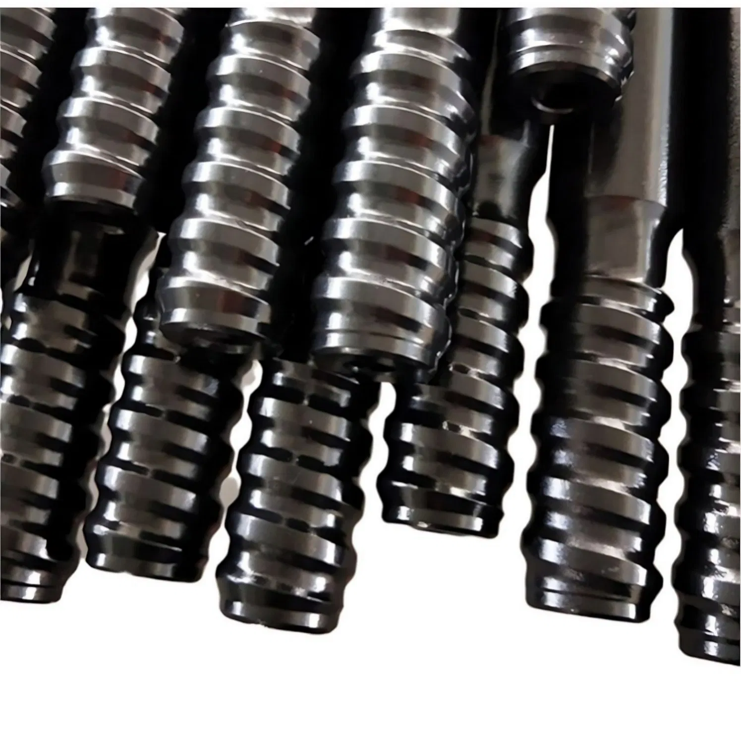 Zinc Plated Mining Drill Pipe for Corrosive Environments with Sacrificial Coating Protecting Base Metal From Oxidation and Extending Useful Life