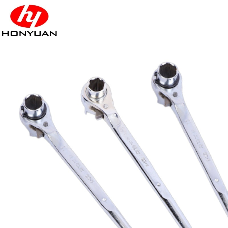 Hexagonal Head Bolts Tightening Tool Manual Ratchet Wrench