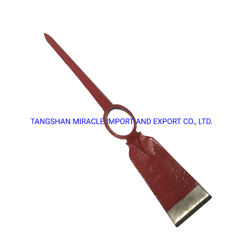 Railway Steel P406 Red Mattock Head Pickaxe for Tanzania