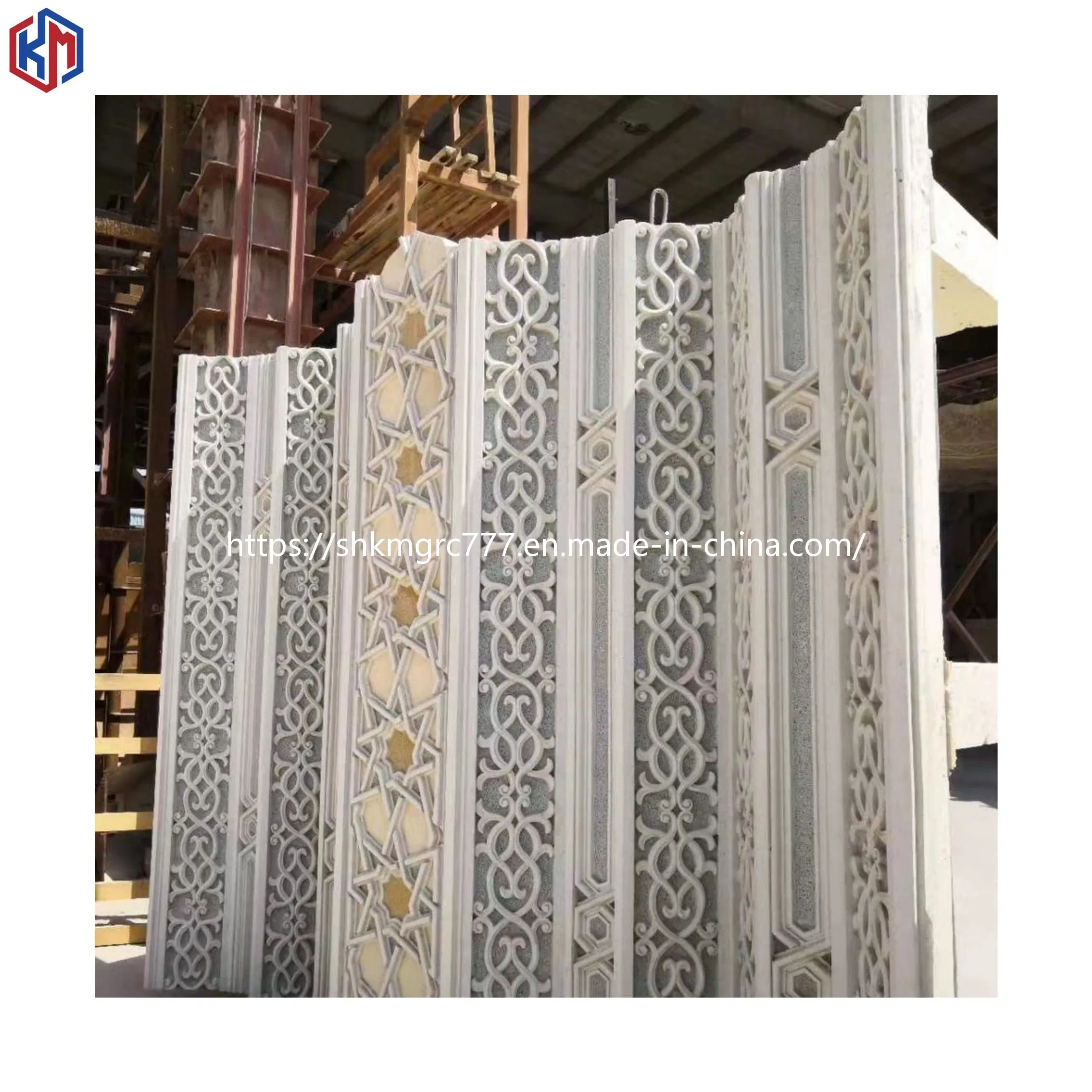 Building Facade External Wall Gfrc Decoration Material Grc Wall Panel for Villa Hotel Office Building