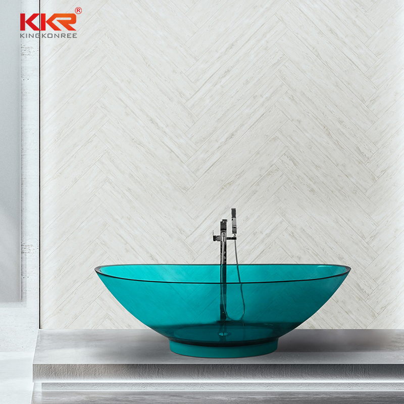 Современная овальная акриловая ванна