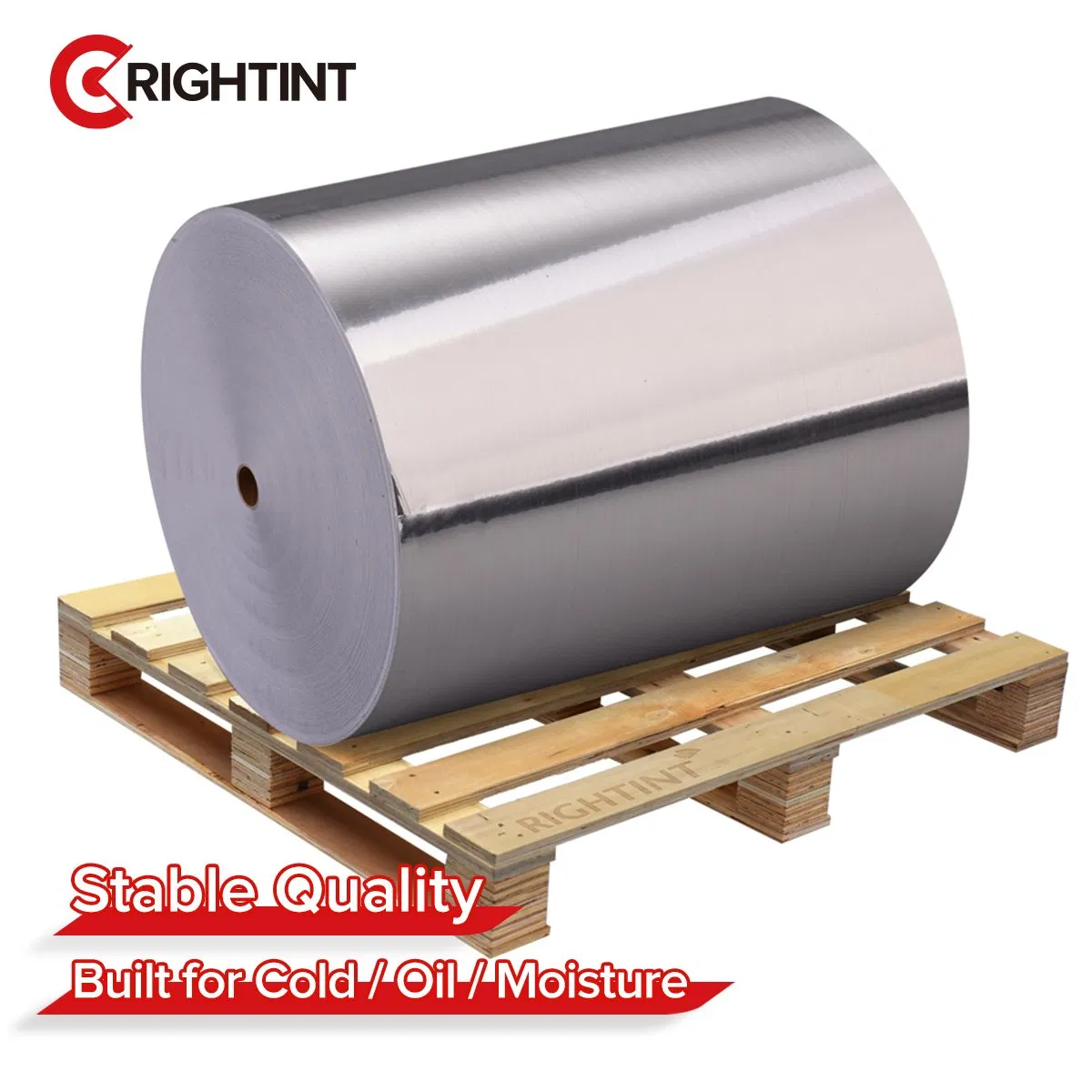 Brushed Silver PET Self Adhesive Flexo Labelstock for Durable Nameplate Labels