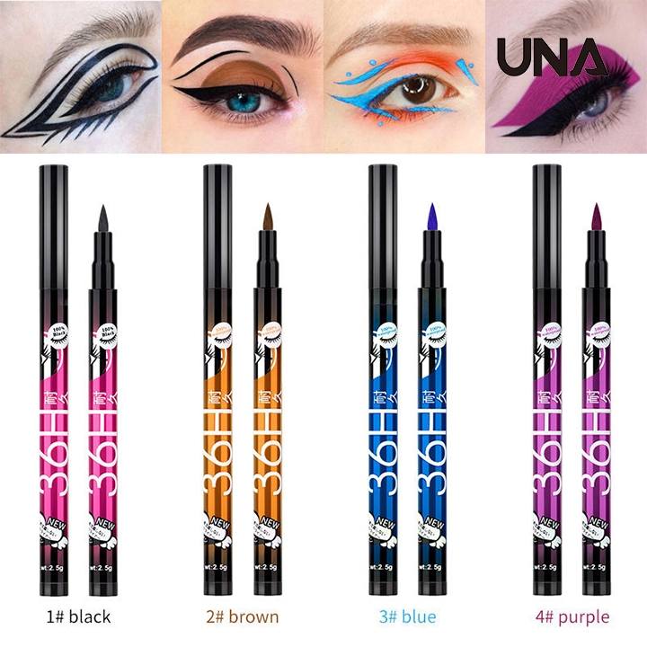 Stock Waterproof Eye Makeup Liquid Eyeliner Pencil Soft Sponge Quick Dry Colored Eyeliner Long Lasting Liquid Eyeliner