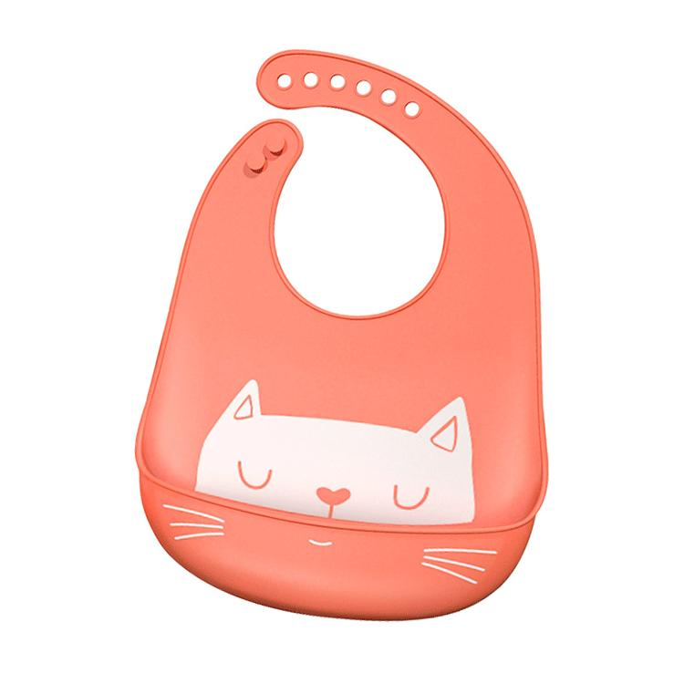 Waterproof Material Baby Silicone Bibs Comfortable Soft Waterproof Bib