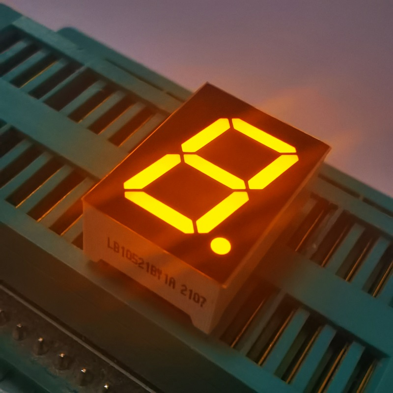 7 Segment LED Display 1 Digit 13.2mm Green for Instrument