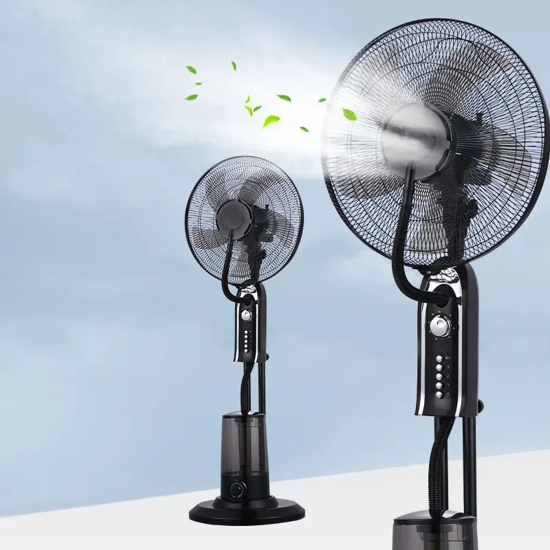 16 Inch Industrial Air Cooling Mist Fan Water Spray Stand Fan