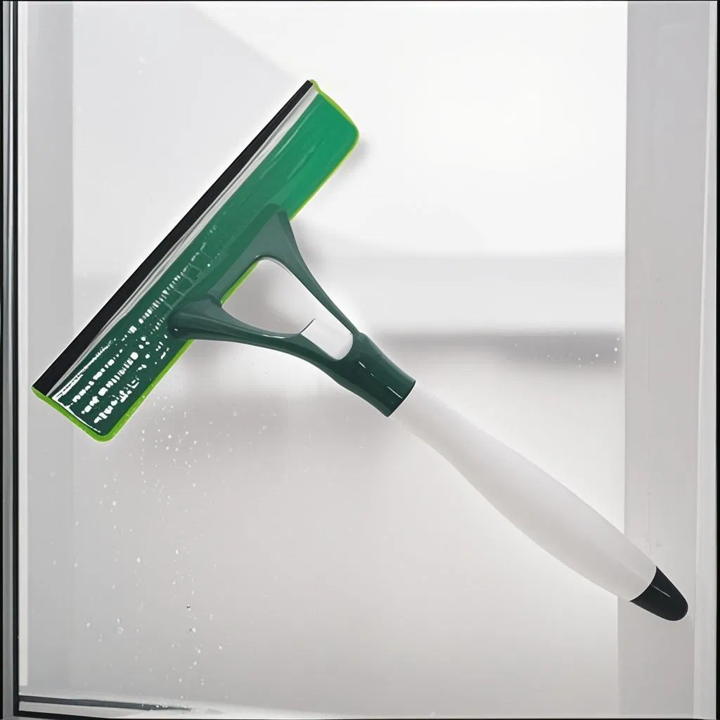 Window Scraper 2 in 1 Window Squeegee Cleaning Tool Washing Equipment Glass Wiper with Water Spray Bottle
