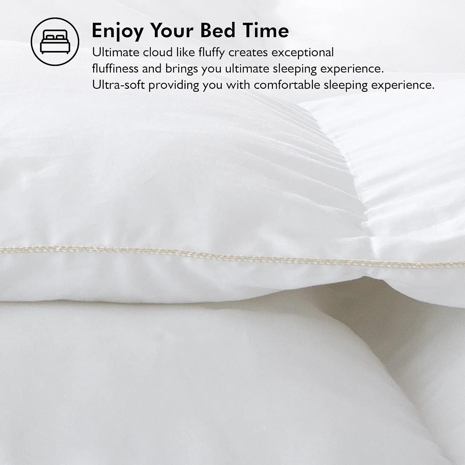 Skinfriendly Goose Down Comforters 100% Cotton Cover with Box Design