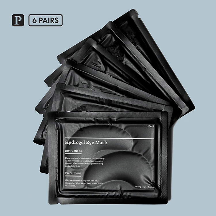 OEM Hydrating and Anti Wrinkle Activated Charcoal Eye Mask with Hyaluronic Acid