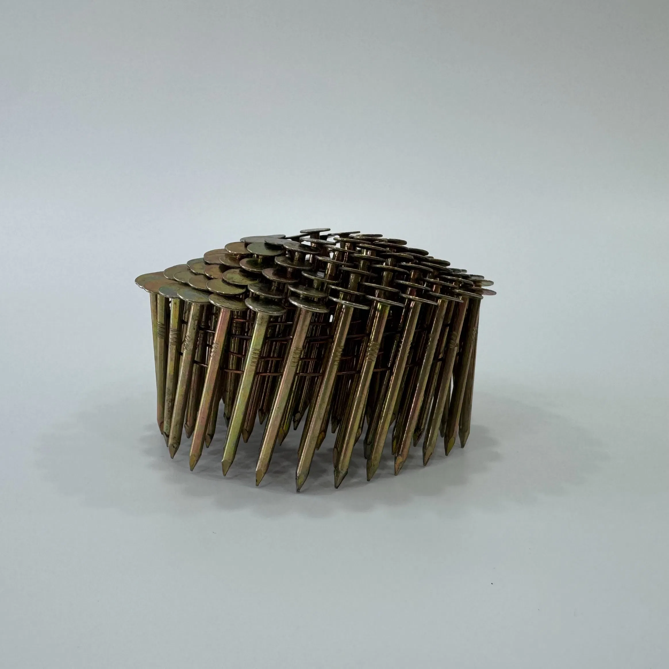 Prolonged Durability Color Coated Bare Rod Coil Roofing Nails for Roof Installation