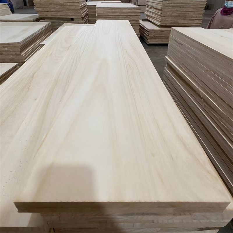 Wholesale Paulownia Wood Board Edge Glued and Finger Joint Board for Coffins