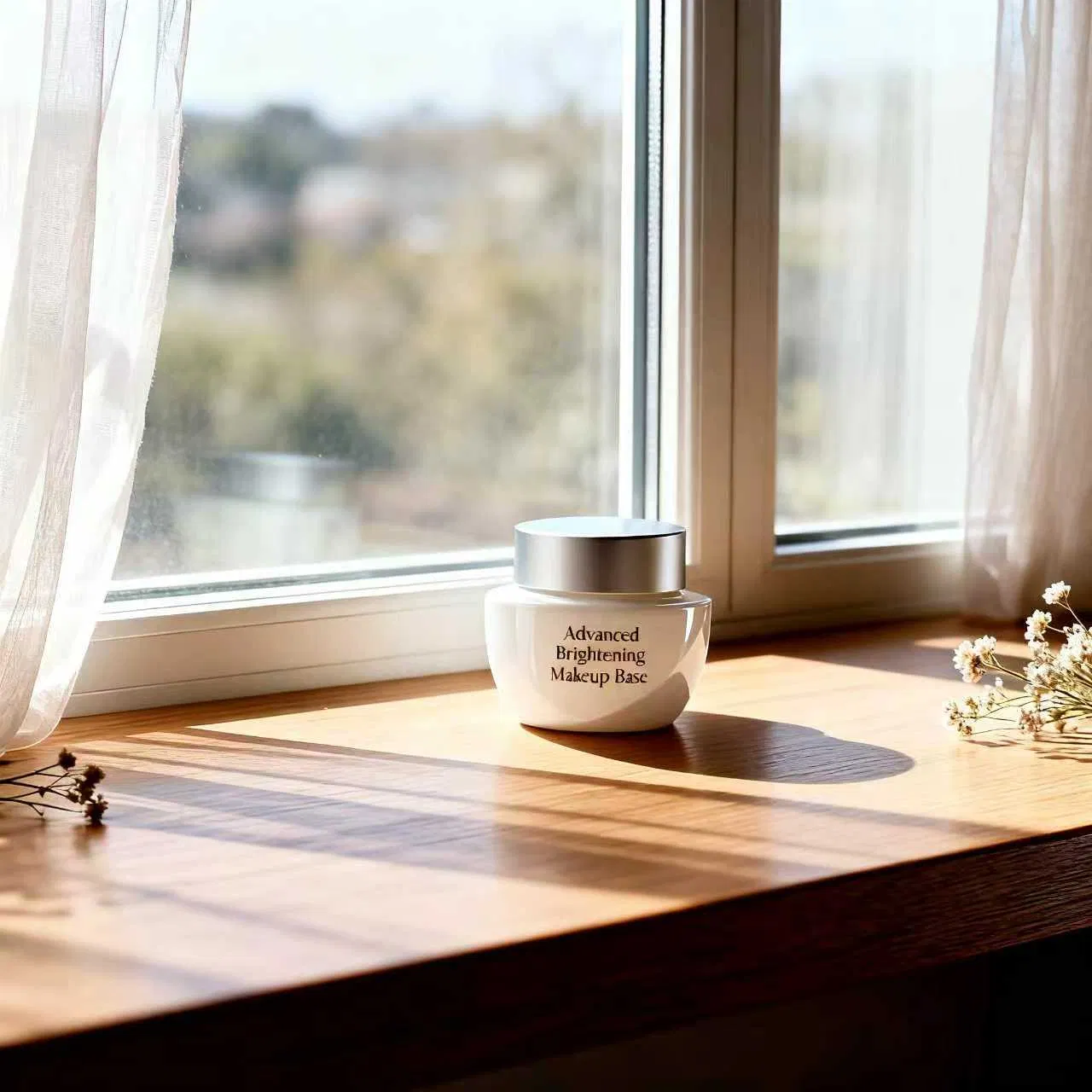 Lightweight Full Coverage and Sunscreen Makeup with Lotus Water for Comfortable Daily Application