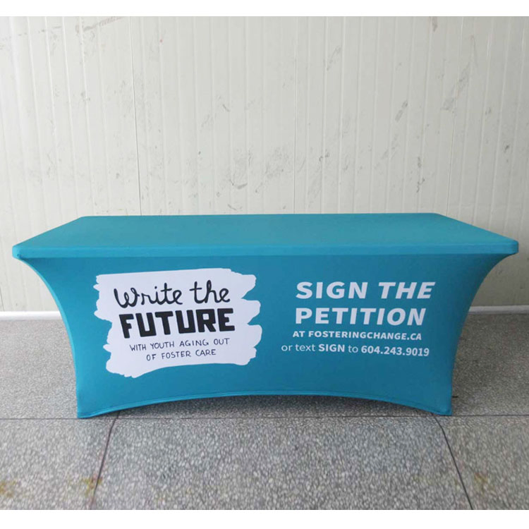 Promotional Item Custom Advertising Logo Rectangle Table Cloth Cover Wedding Table Cloths for Events Table Cloth