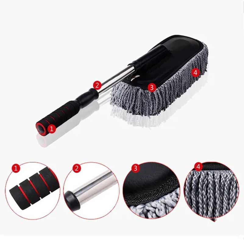 Telescopic Car Wash Brush External and Internal Dust Cleaning Mop Tg004_24