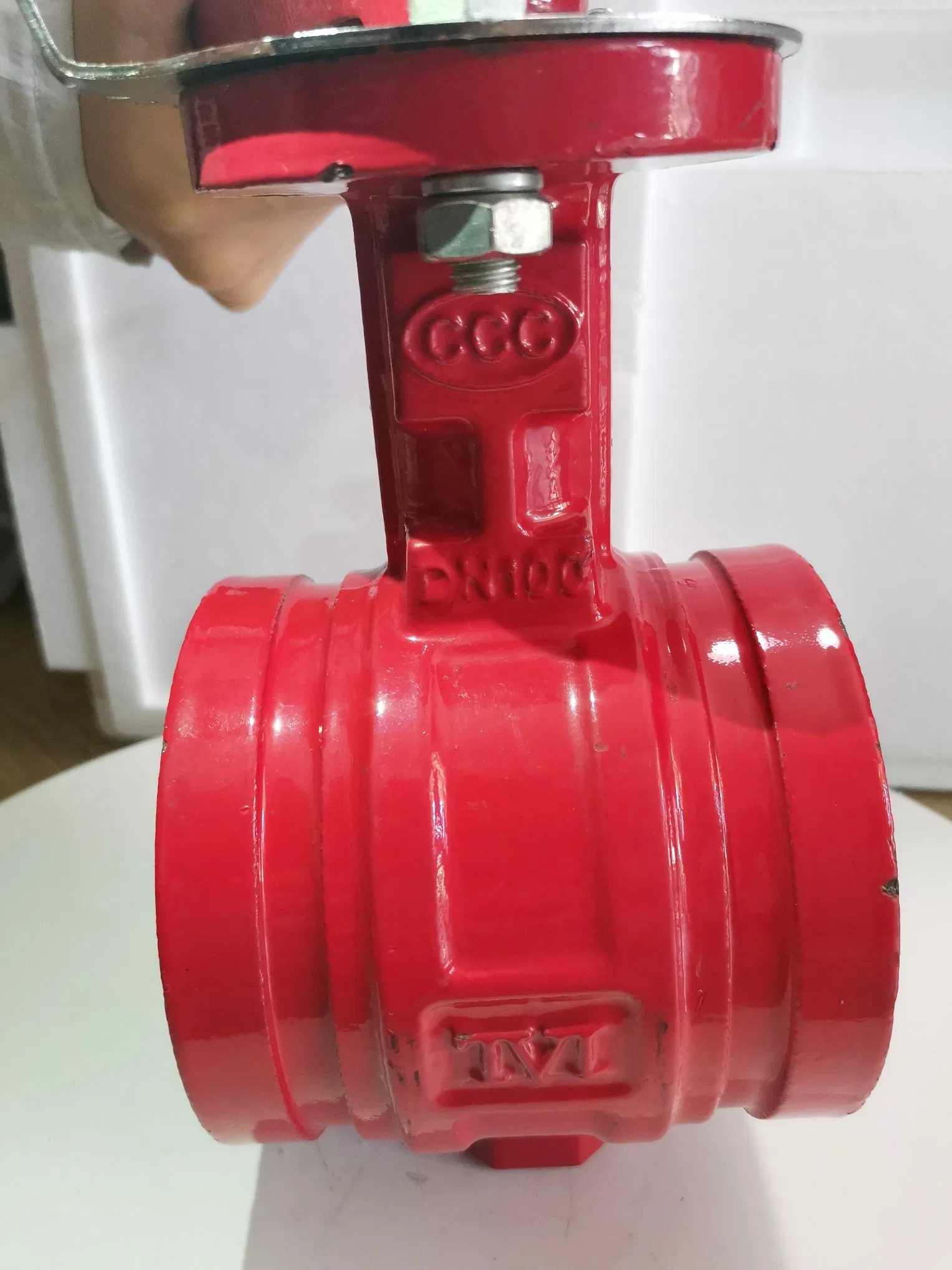 Fire Engineering Usage Level Handle Ductile Iron Wafer Butterfly Valve