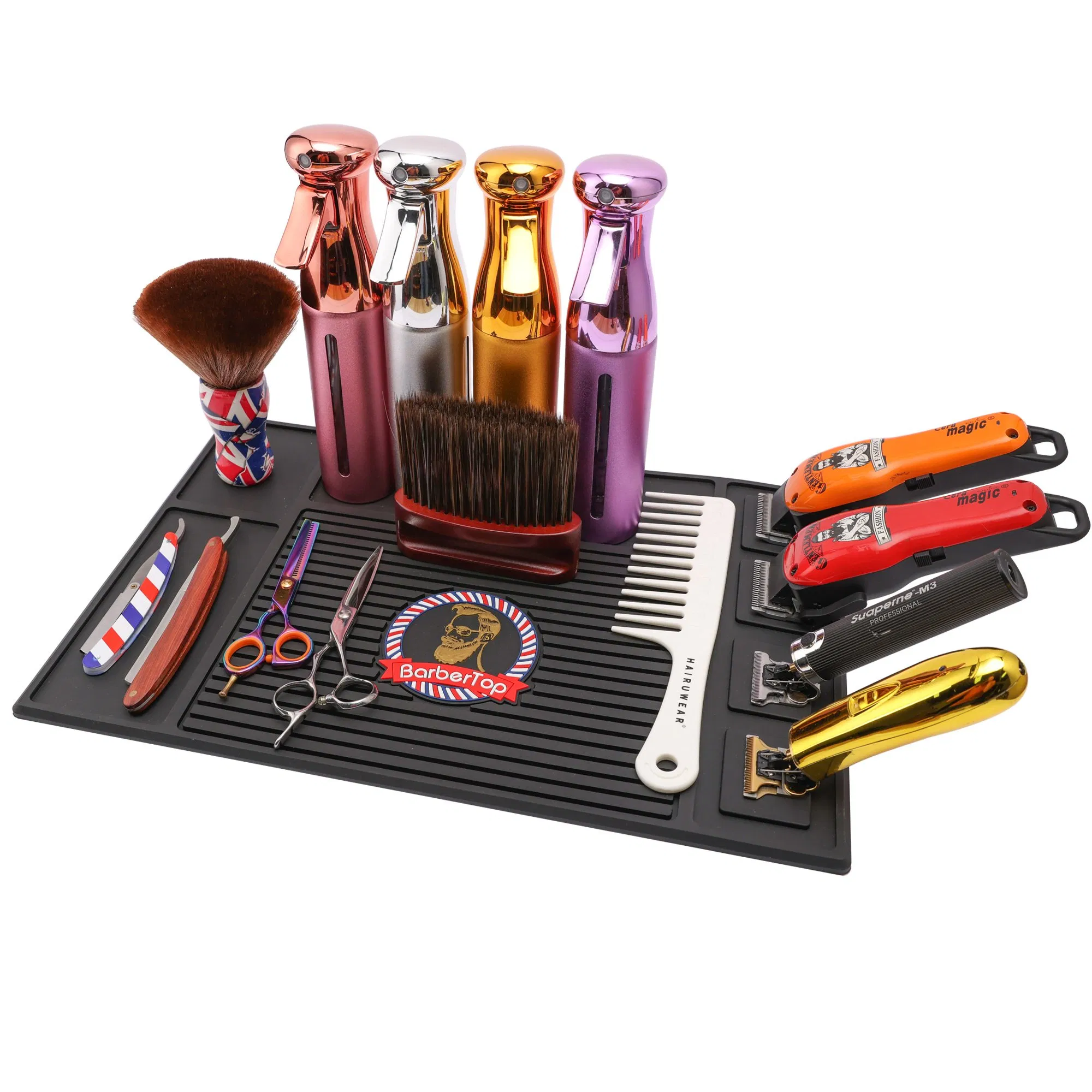 Anti-Skid Magnetic Silicone Pad for Barber Tools Display Tool Pad