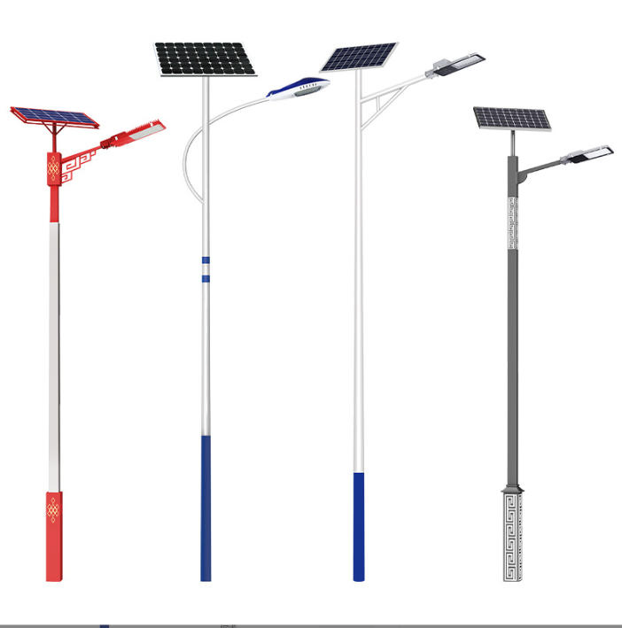 New Rural 6-Meter Solar Street Light, Outdoor Courtyard Solar Lighting, Municipal Engineering LED Solar Street Light