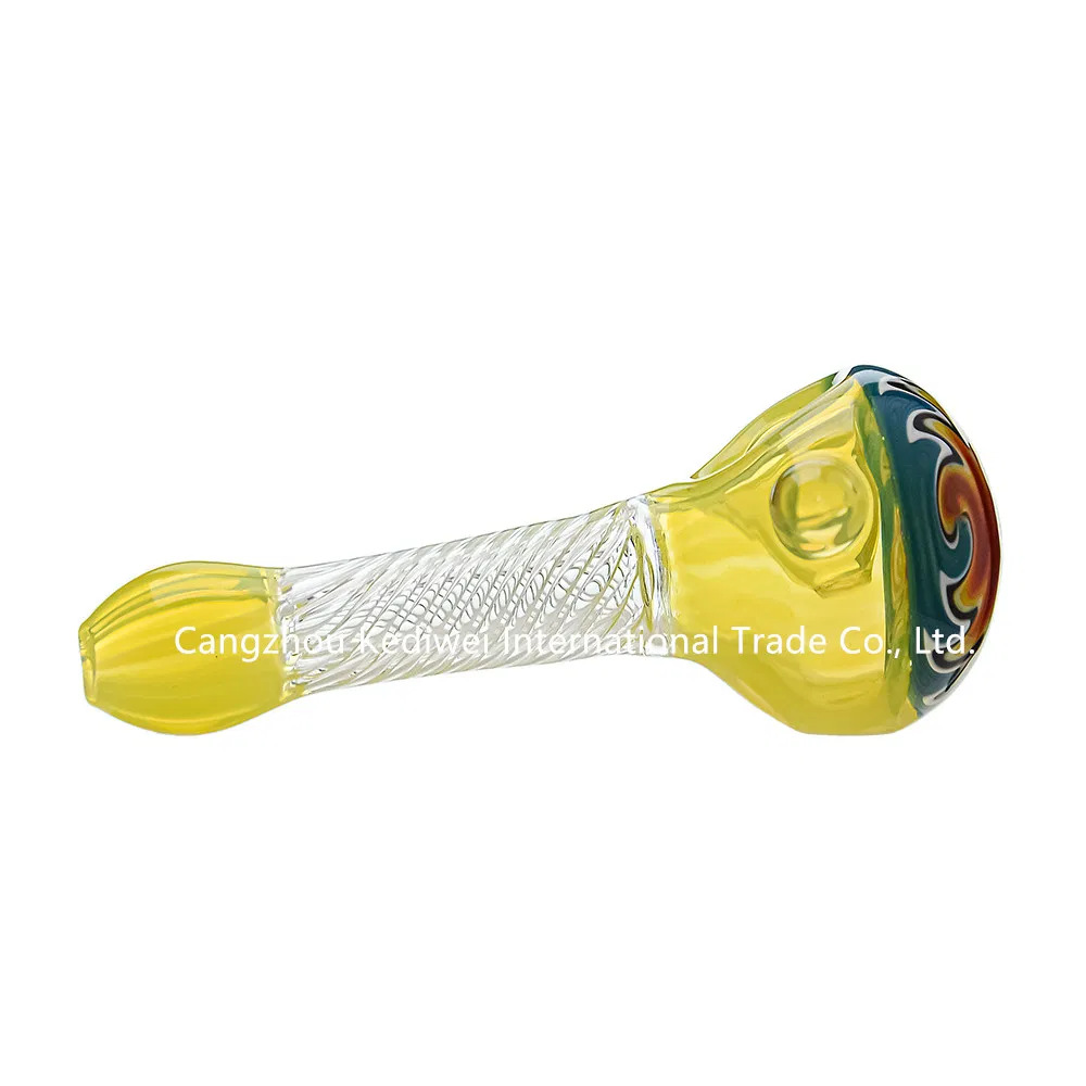 Handblown Glass Hand Pipe Smoking Pipe Oil Burner Us Rods Wigwag