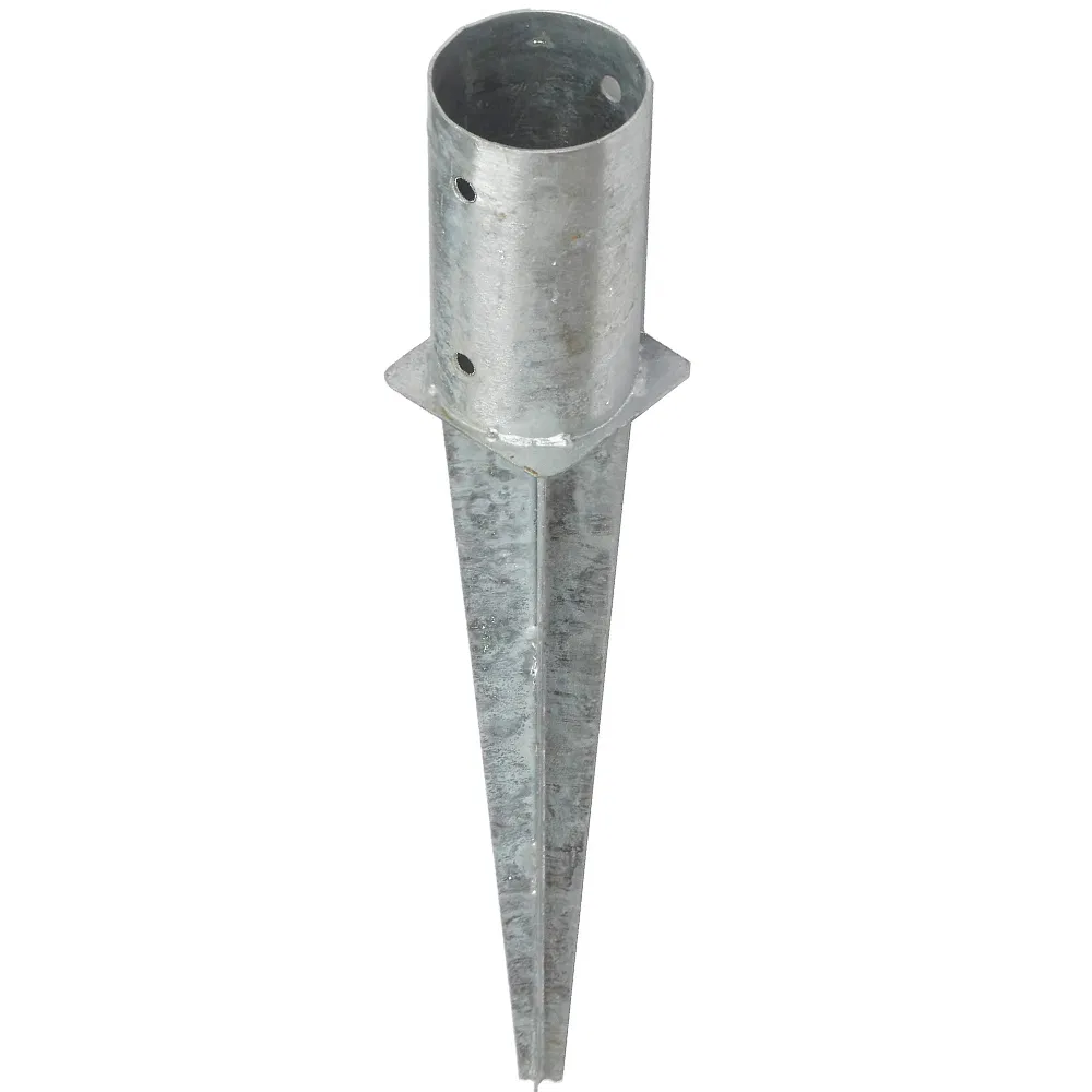 Besto Have Little Environmental Impact and Galvanized Steel Round Post Anchor
