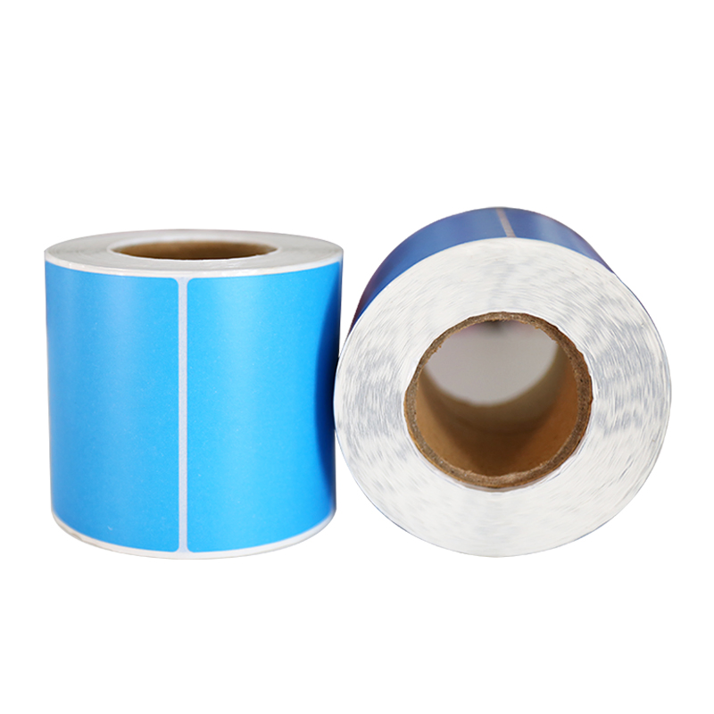 Large Roll Self-Adhesive Raw Material Dyed Top Direct Thermal Paper Self-Adhesive Label Sticker