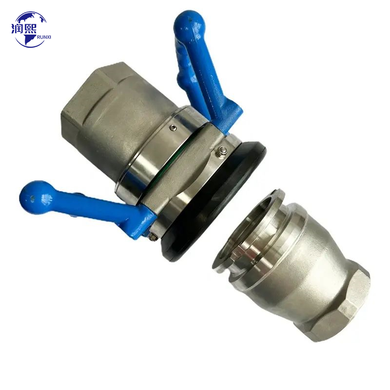 Tank Truck Loading/Unloading Oil/Fuel/Gas/LPG Transfer Dry Break Disconnect Hose Pipe Fittings