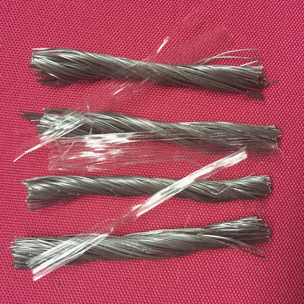 Macro Synthetic Fibre Twist Bundle Polypropylene Copolymer Fiber 54mm