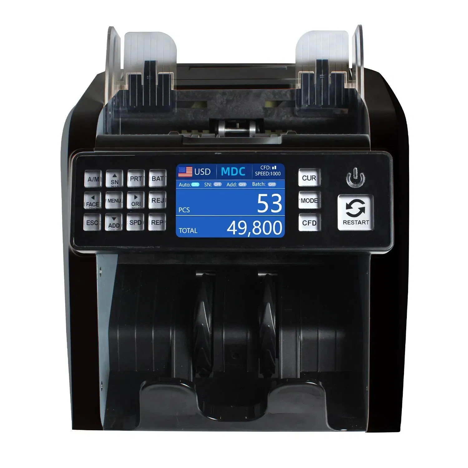 Accurate Value Counting Machine Bill Counter with Denomination Sorting Function for Bank Supermarket Restaurant Casino