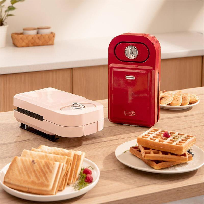 Hot Sale Toaster Baking Breakfast Machine Timed Waffle Maker Electric Sandwich Maker