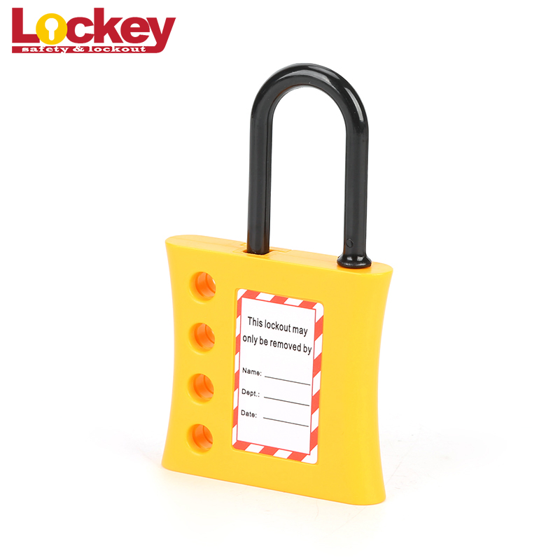 Economic Corrosion Resistance Nylon Insulation Plastic Lockout Hasp 6mm