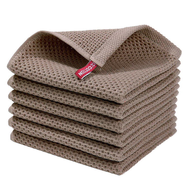 Customized Dish Kitchen Towel Set Cotton Dish Cloths Tea Dish Towels for Kitchen