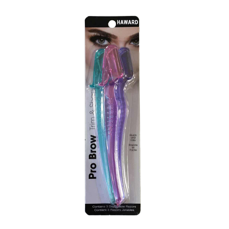 D106 Wholesale Price Eyebrow Trimming Beauty Handle Make up Tool for Lady