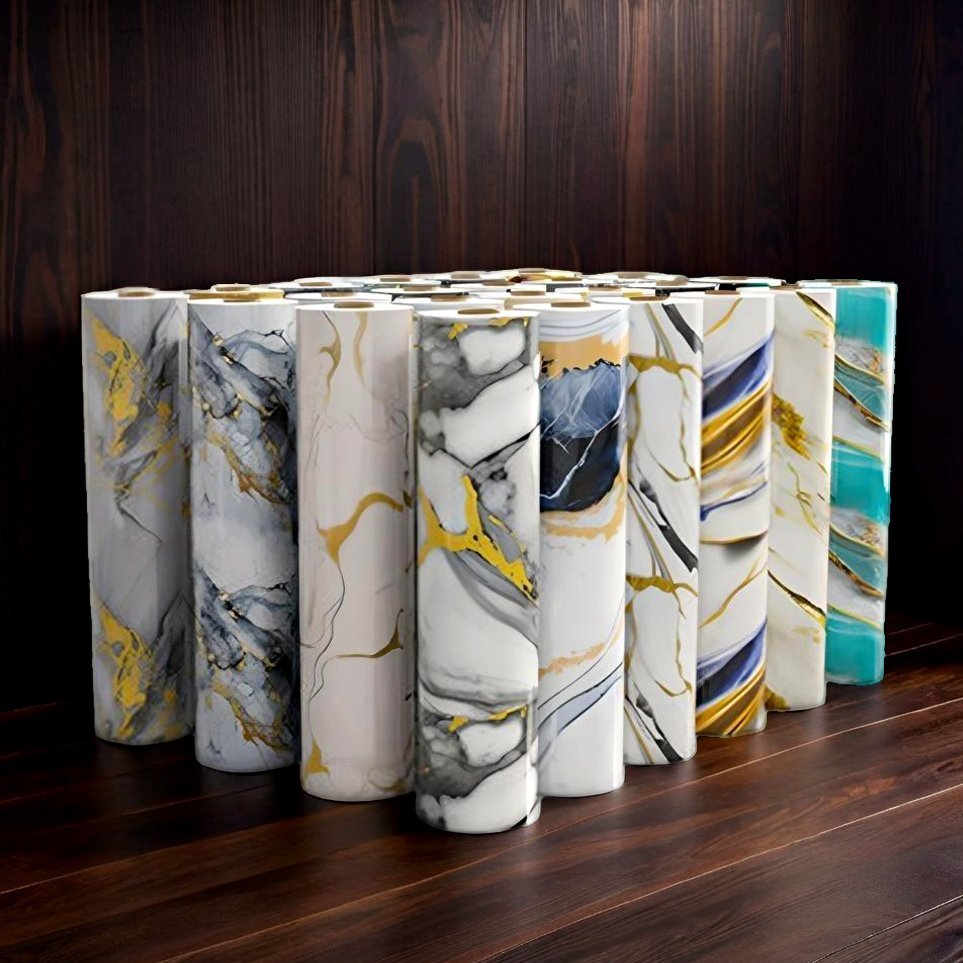 Hot Selling Factory Wholesale Waterproof Self Adhesive Wall Decoration Home Decorative PVC Wall Paper Made of Vinyl