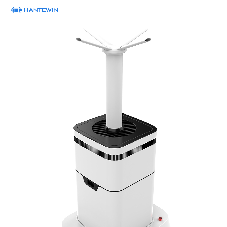 Fully Automatic Sterilizer Equipment Atomizing Disinfection Robot Spray Disinfecting Machine Robot for Hospital Subway