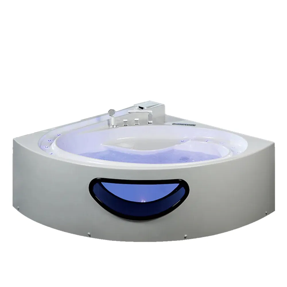 Угловая акриловая ванна на двоих с гидромассажем