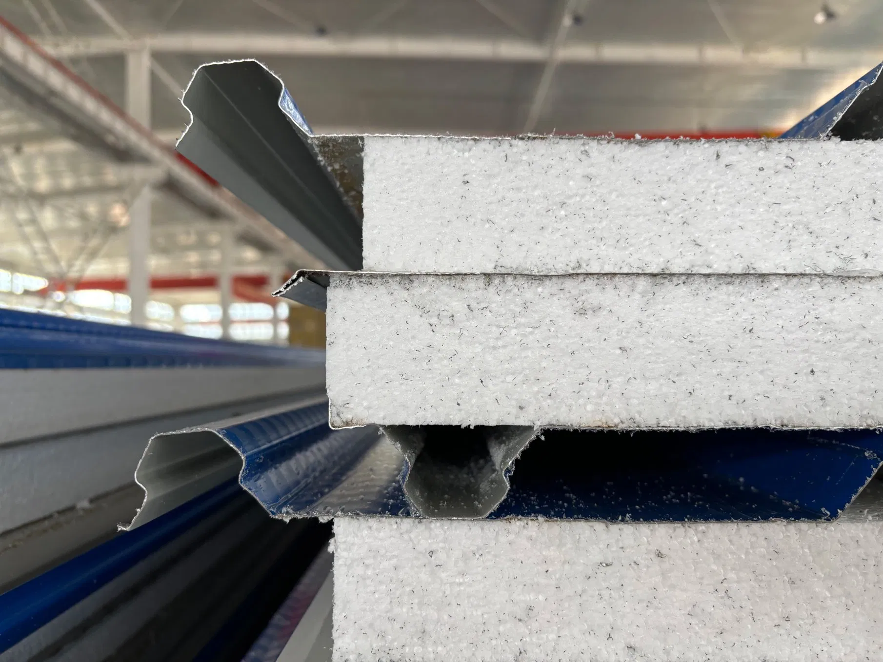 Rock Wool Sandwich Board Foam Polyphenyl Board Color Steel EPS Sandwich Panel