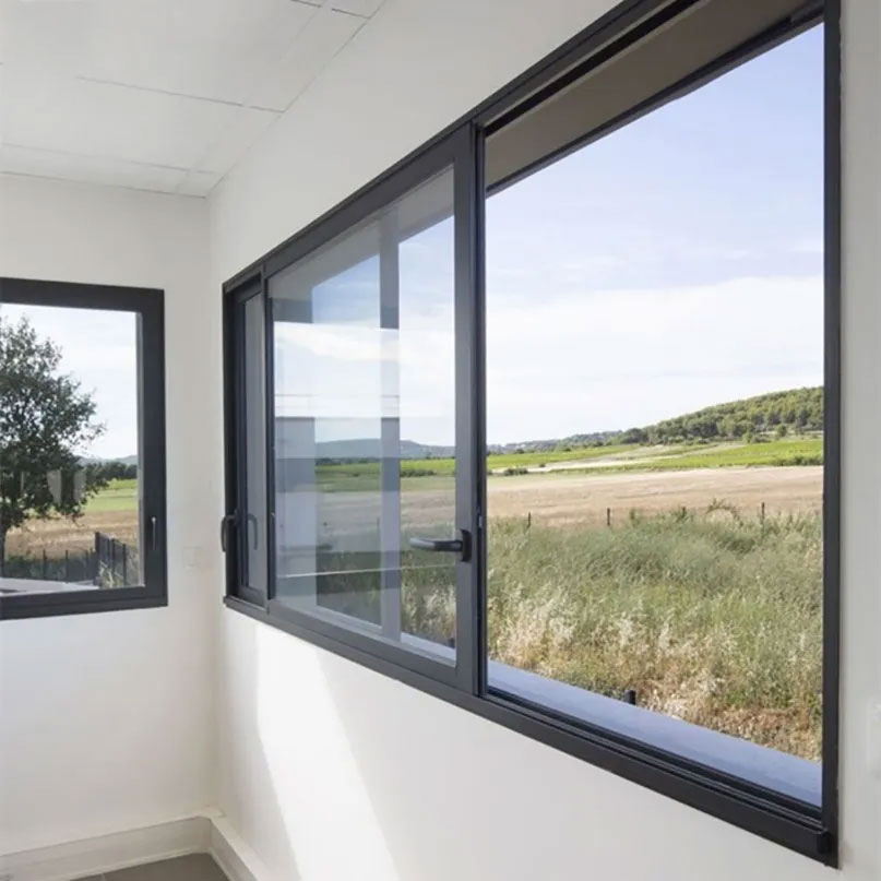 Modern Design Sliding Window Featuring Glazed Panel and Energy Savings