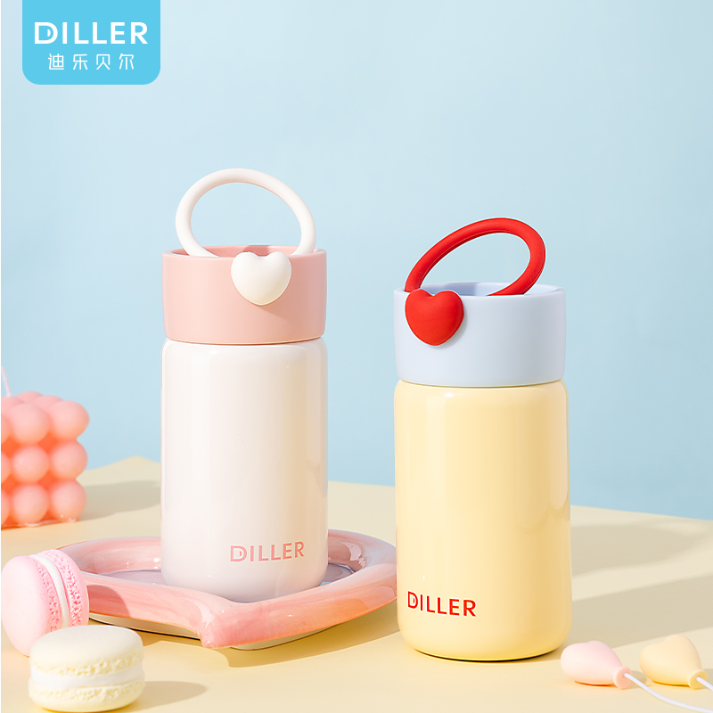Термос Diller SUS316 с ручкой, 200/280 мл