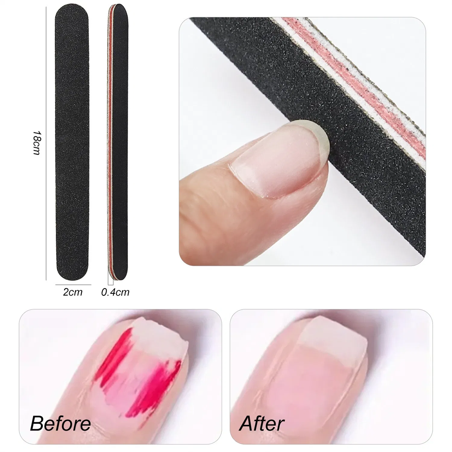 Nail Polishing Tool Nail Files Kit Shop Manicure Nails to Remove Dead Skin Set Nail