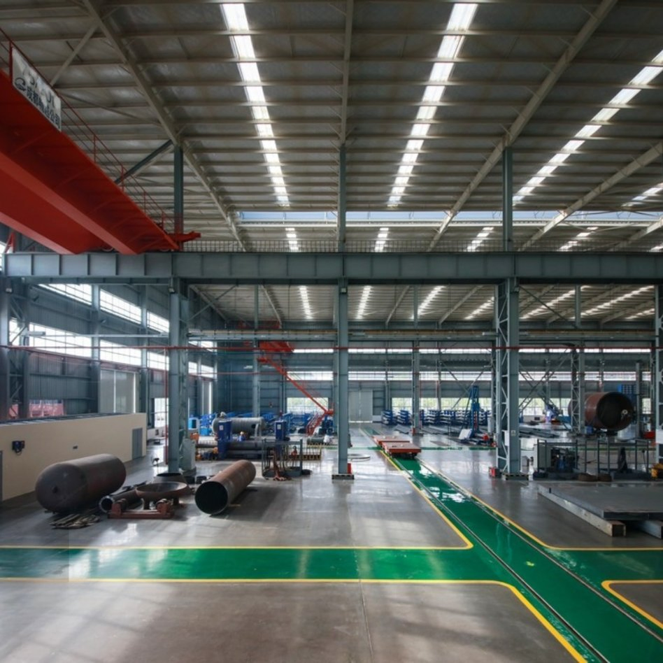 Hot Rolled H Section Steel Column and Beam Versatile Steel Structure Warehouse