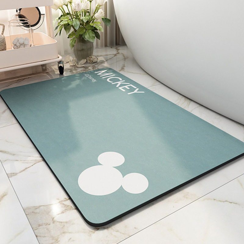 Customized Non-Slip Absorbent Doormat Floor Mat Stone Mud Foot Pad Earth Bath Mat with CE
