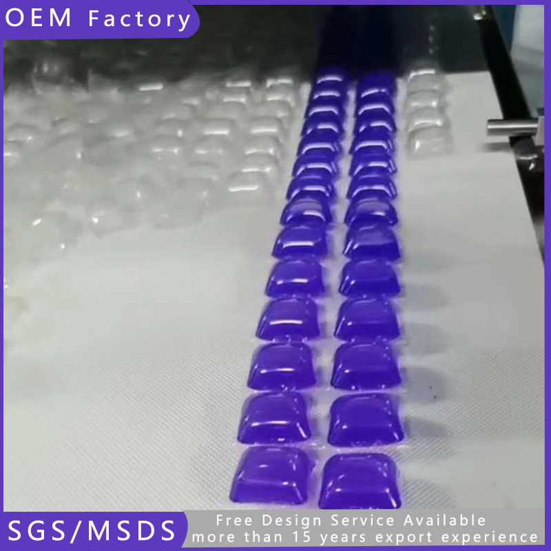 Super Concentrated Liquid Fruits Scent Long Lasting Easy to Clean Laundry Detergent Pods Manufacturer