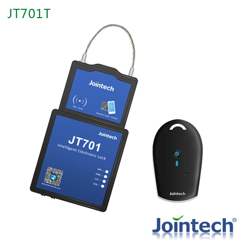 Jointech Jt701 GPS Tracker Lock Smart Tracking Padlock for Container Transportation Cargo Security Lock