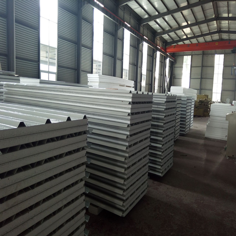 EPS PU Rock Wool PUR Glass Wool Insulated Sandwich Panel for Roof Wall Cladding System