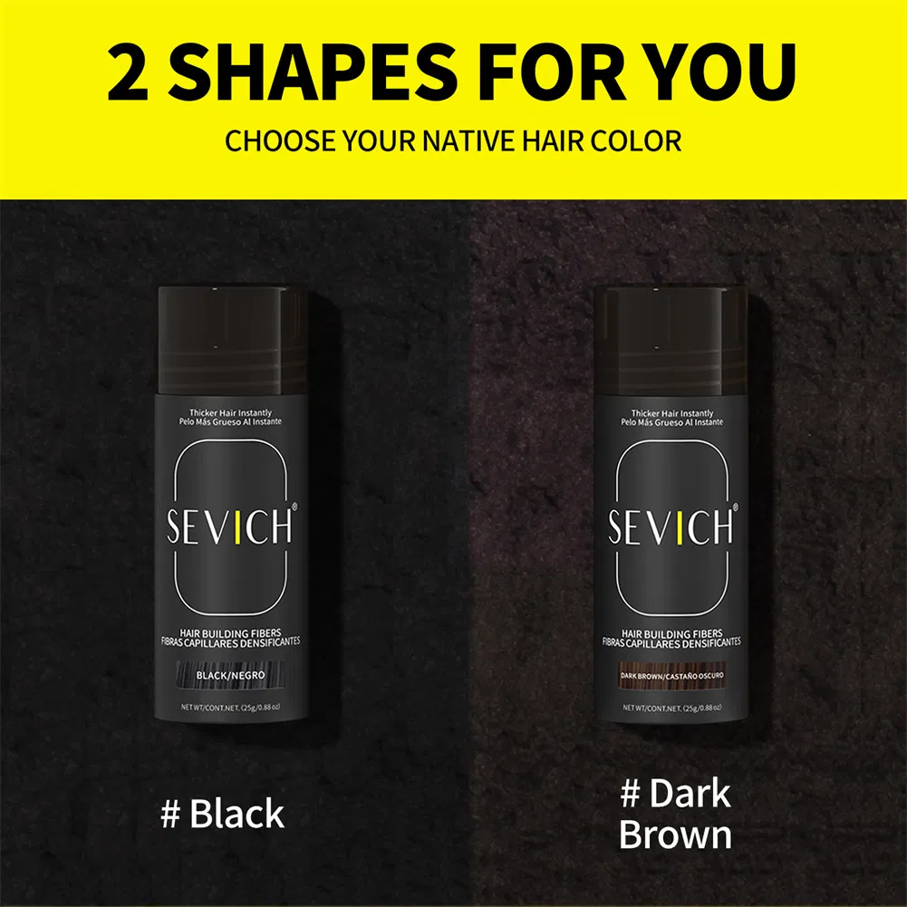 Hot Selling Natural Looking Voluming Thickening Real Hair Building Fiber Set