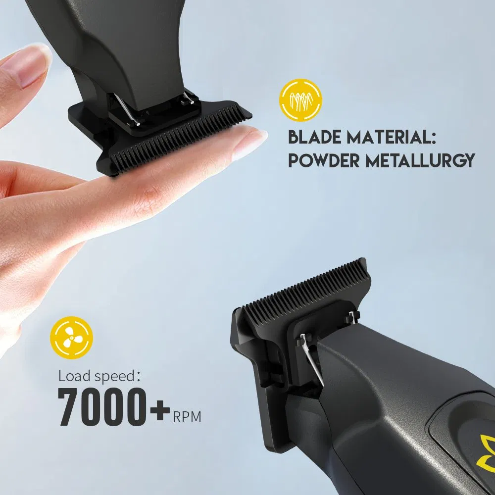 Lilipro M10 7000rpm Professional Hair Trimmer Hair Clippers for Men Barber Blade Trimmer Cordless Rechargeable Edgers Clippers