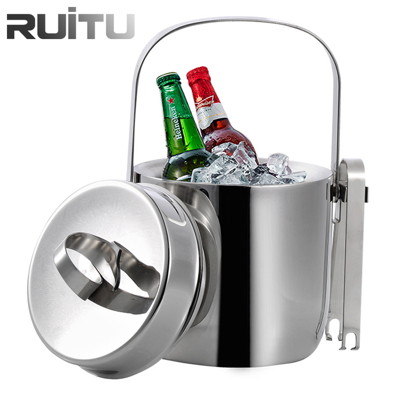 Club Party Table Top Stainless Steel Brass Gold Pineapple Coca Cola Belvedere Inflatable Galvanized Bucket Holder Cooler Hammered Ice Bucket