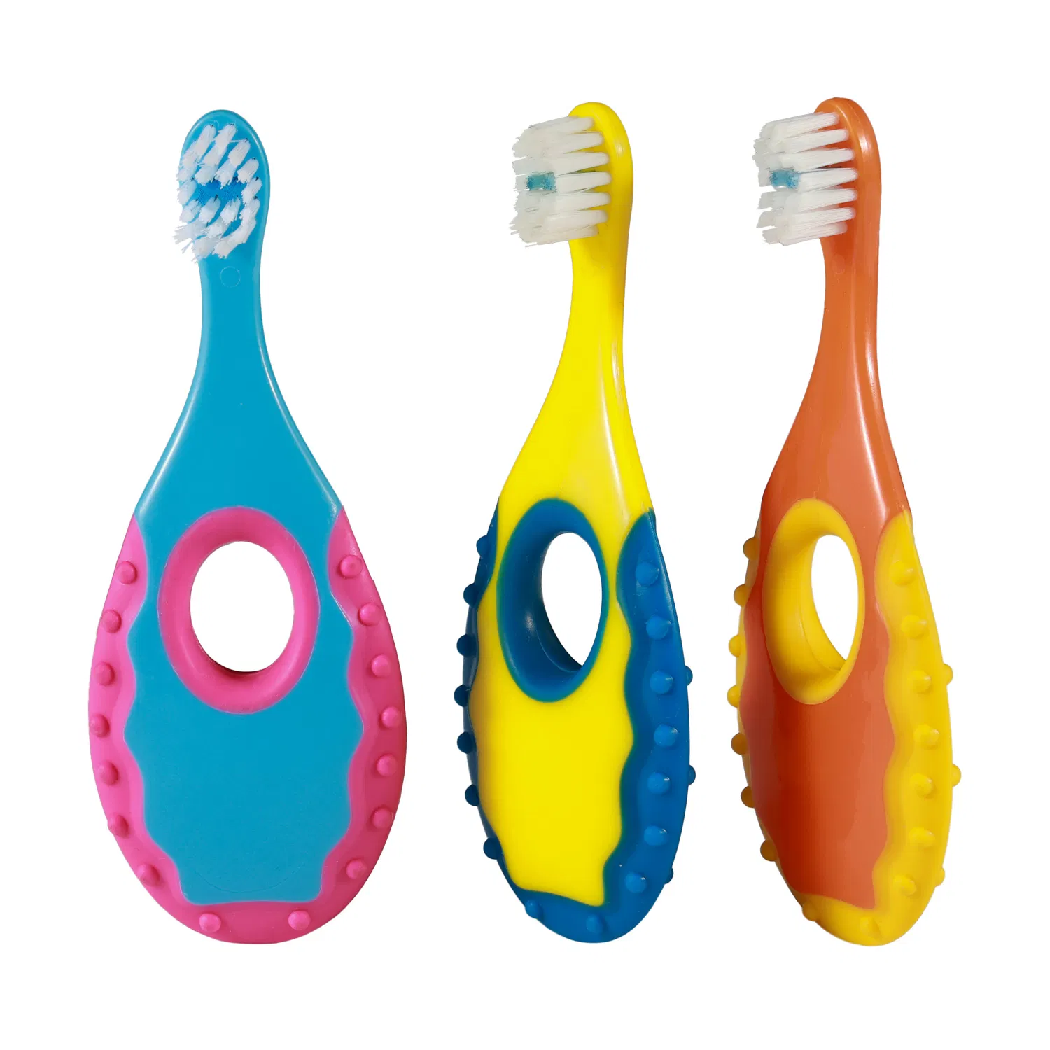 3+Years PP TPE Handle Soft DuPont Tynex Bristles Training Kids Toothbrush