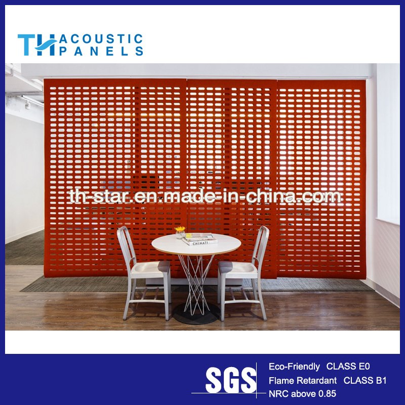 Top Quality 9mm12mm20mm CNC Cut Decoration Acoustic Screen Board for Office Space Barrier