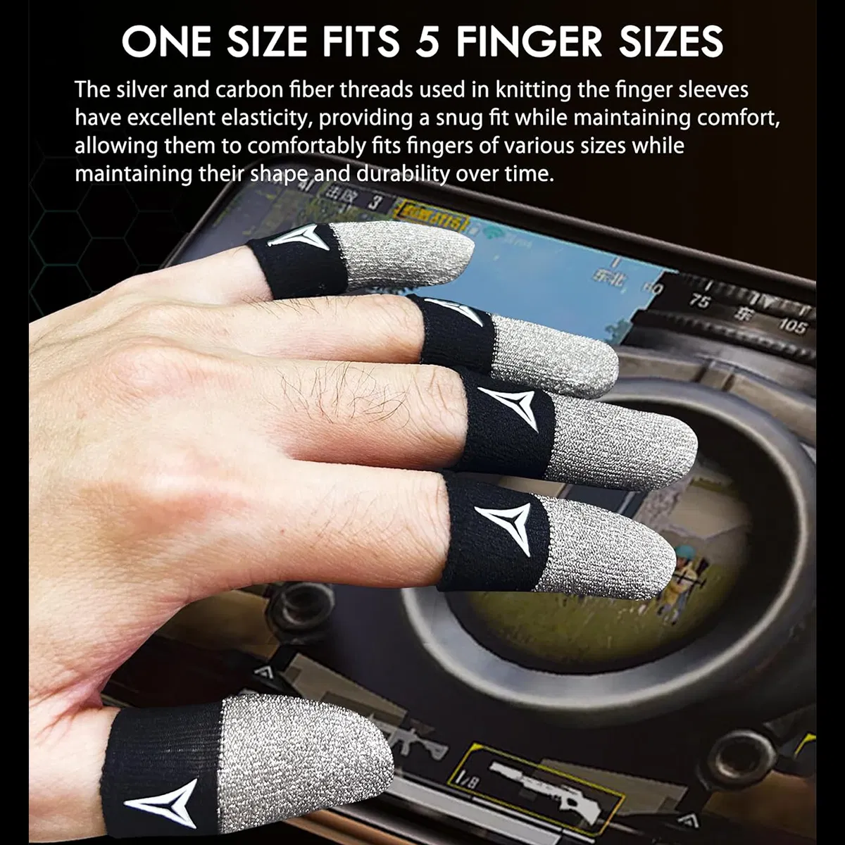 Антискользящие напальчники для геймеров